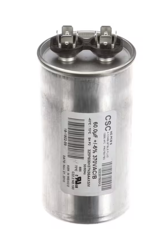 Scotsman 18-1902-59 — Condensador de funcionamiento, 60 µF, 370 V, 50/60 Hz