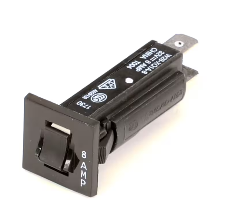 Follett 00128090 — Interruptor termomagnético, 8 A, montaje en panel (Circuit Breaker)