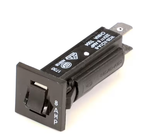 Follett 00128090 — Interruptor termomagnético, 8 A, montaje en panel (Circuit Breaker)
